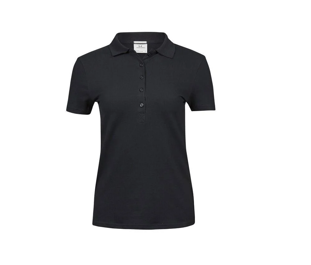 Tee Jays TJ145 Luxury Stretch Polo Dames – Black