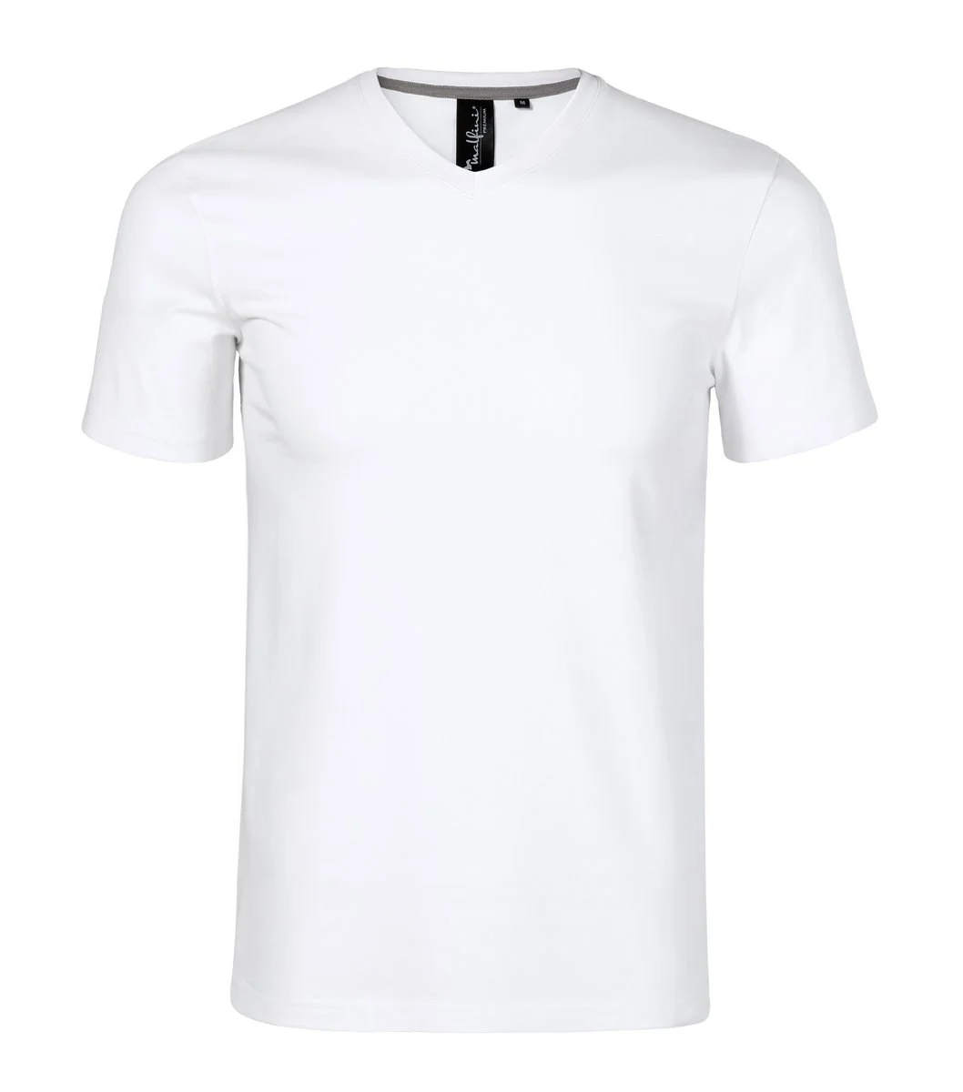 Malfini 700 Stretch T-shirt V-hals – Wit