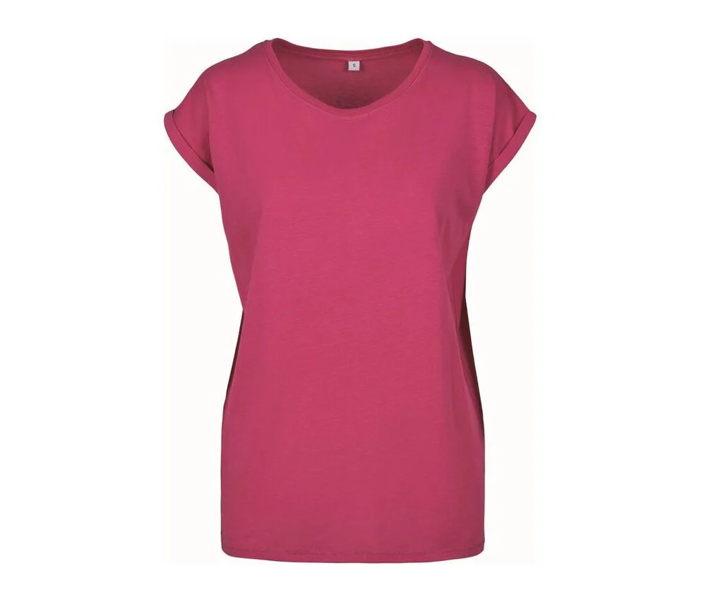 Build Your Brand BY021 T-shirt Dames – Hibiskus Pink
