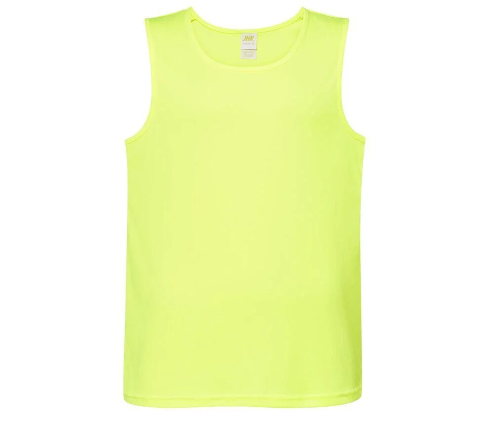 JHK JK903 Aruba Sporttanktop Heren – Gold Fluor