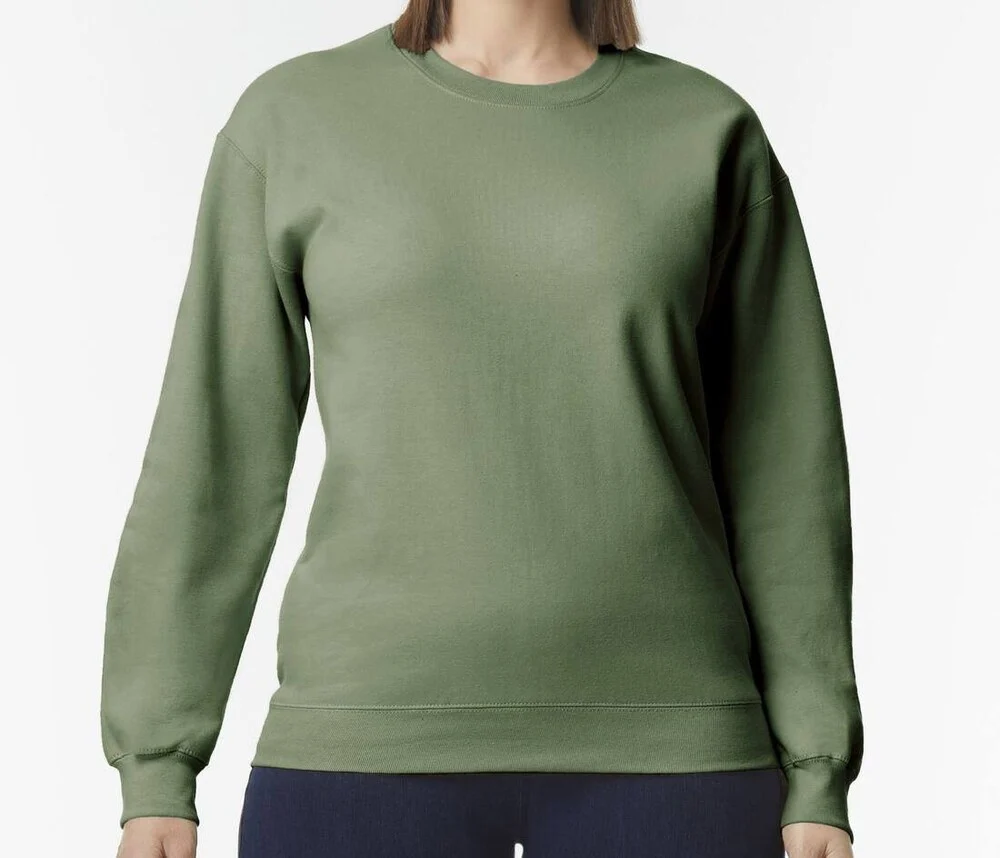 Gildan GNSF00 Unisex Sweater – Military Green