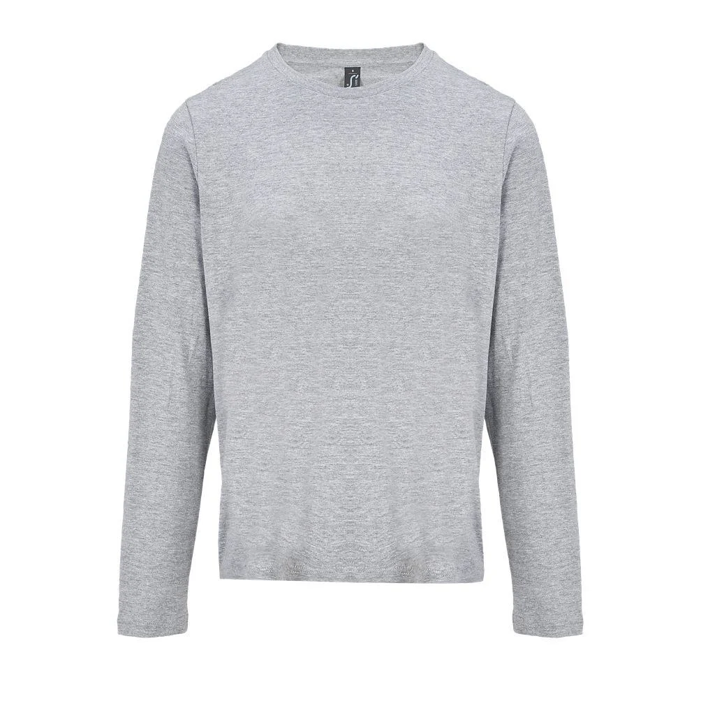 SOL'S 04443 Monarch T-shirt Lange Mouwen Dames – Heide Grijs