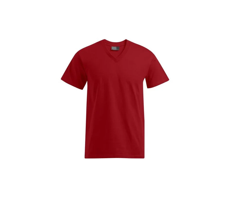 Promodoro PM3025 T-shirt V-hals Heren – Vuurrood