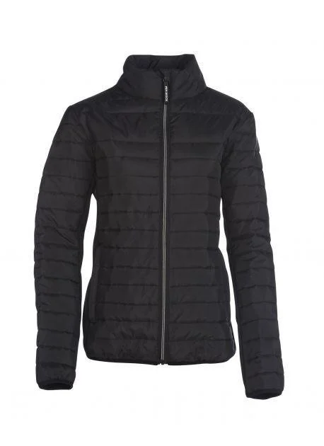 Pen Duick PK518 Boston Gewatteerde Jas Dames – Black/ Black/ Silver