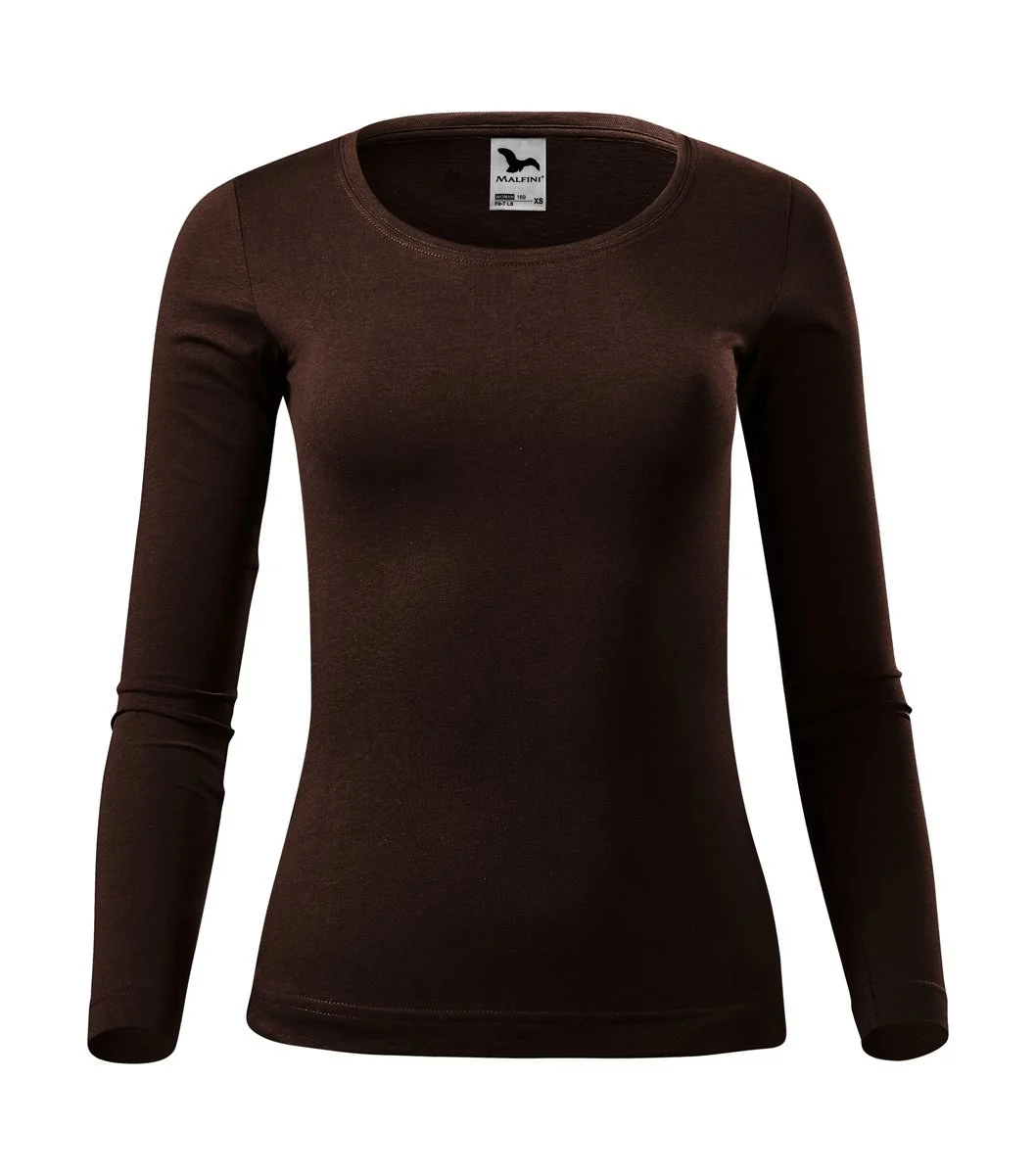 Malfini 169 T-shirt Lange Mouwen Dames – Koffie