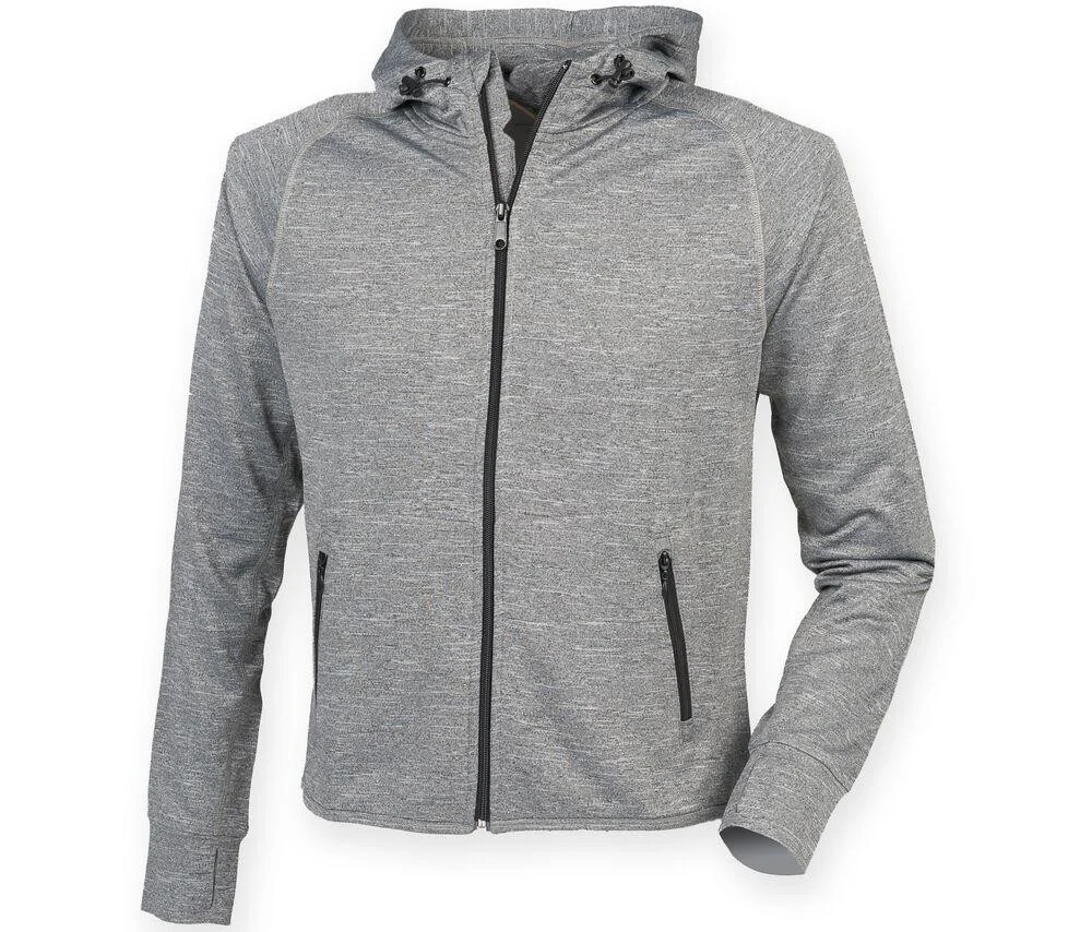 Tombo TL550 Hardloophoodie Heren – Grey Marl