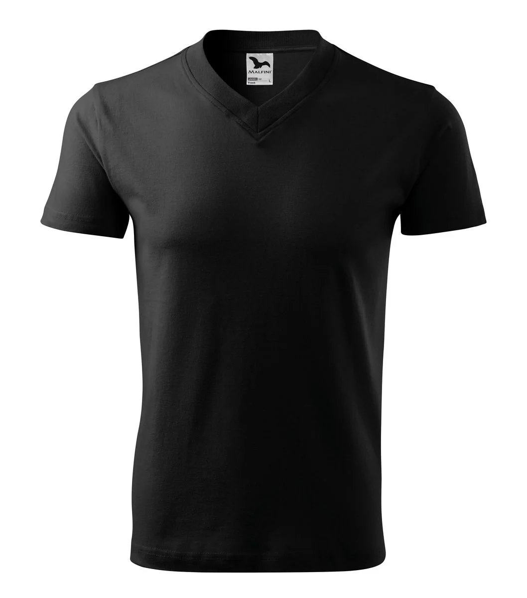 Malfini 102 T-shirt V-hals – Zwart