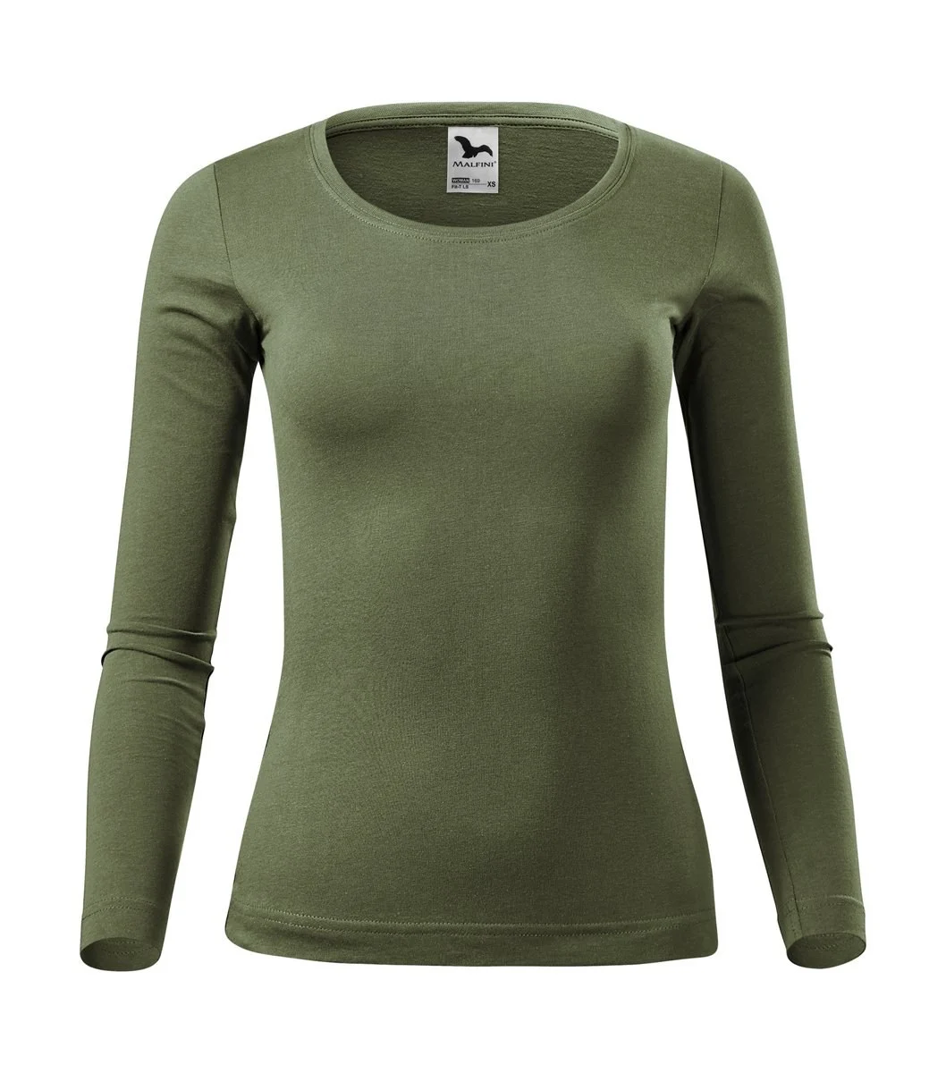 Malfini 169 T-shirt Lange Mouwen Dames – Kaki