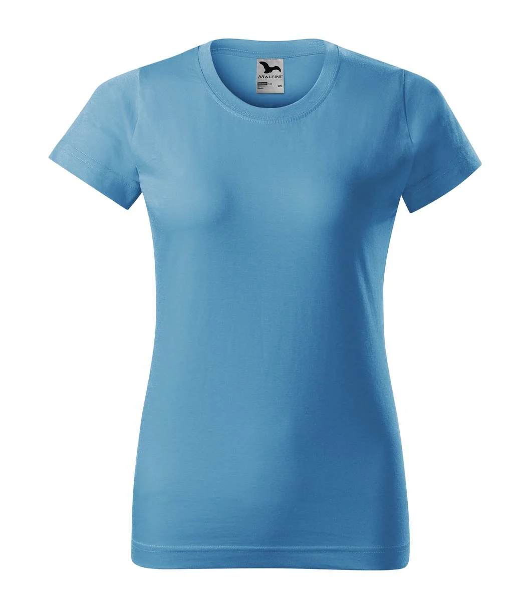 Malfini 134 T-shirt Dames – blauw azur