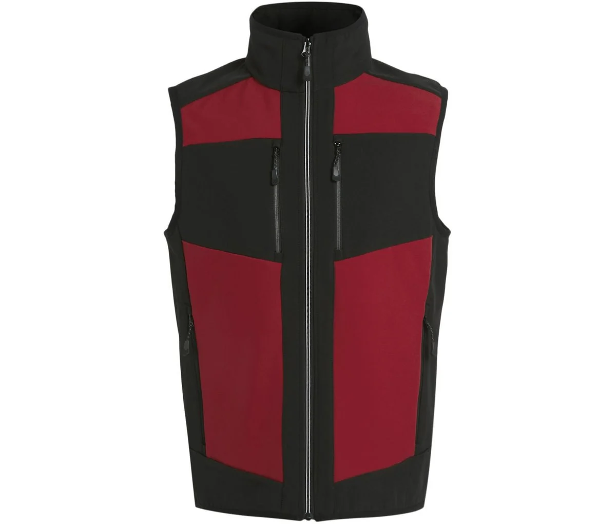 Regatta RGA907 Tweekleurige Softshell Bodywarmer – Classic Red / Black
