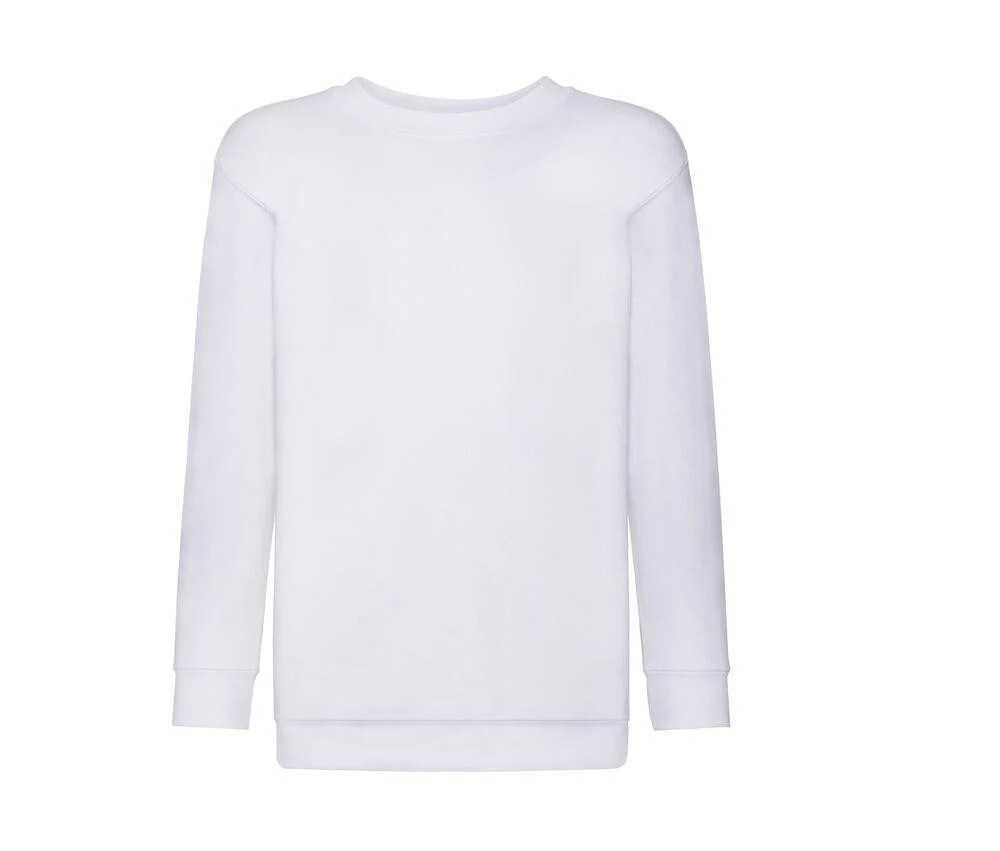 Fruit of the Loom SC351 Kindersweater – White