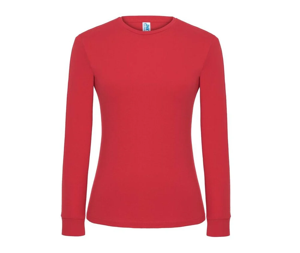 JHK JK176 T-shirt Lange Mouwen Dames – Rood