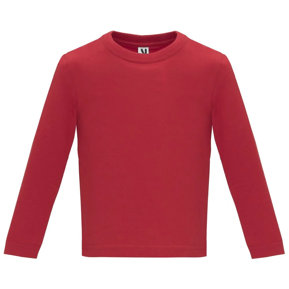 Roly CA7203 Baby T-shirt Lange Mouwen – Rood