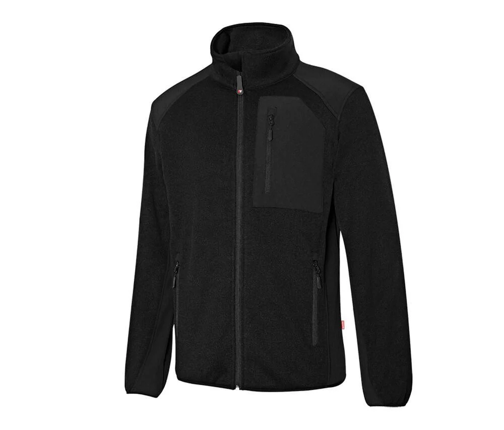 Velilla V6008 Fleecejas – Black / Black