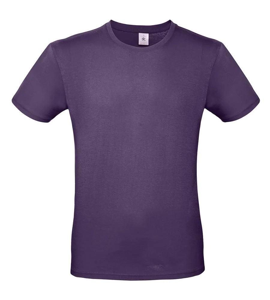 B&C BC01T #E150 T-shirt Heren – Radiant Purple