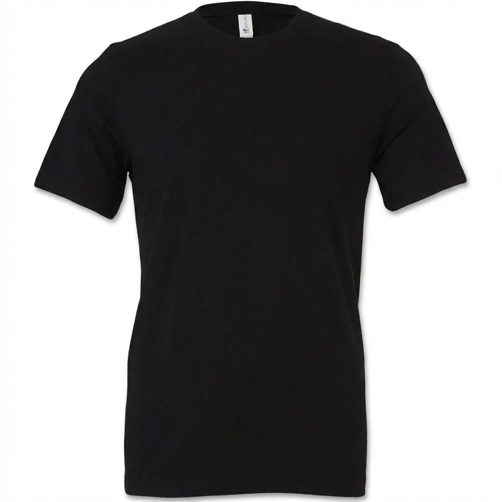 Bella+Canvas BE3001 Unisex Jersey T-shirt – Black