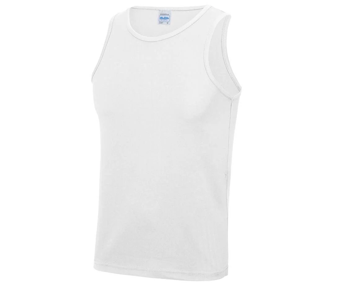 Just Cool JC007 Cool Sporttanktop – Arctic White