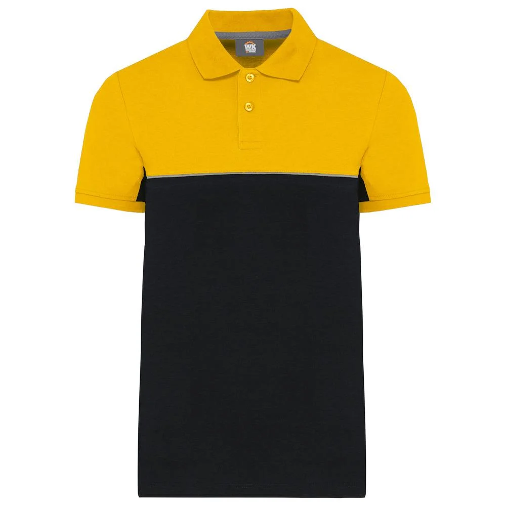 WK. Designed To Work WK210 Polo – Zwart / Geel