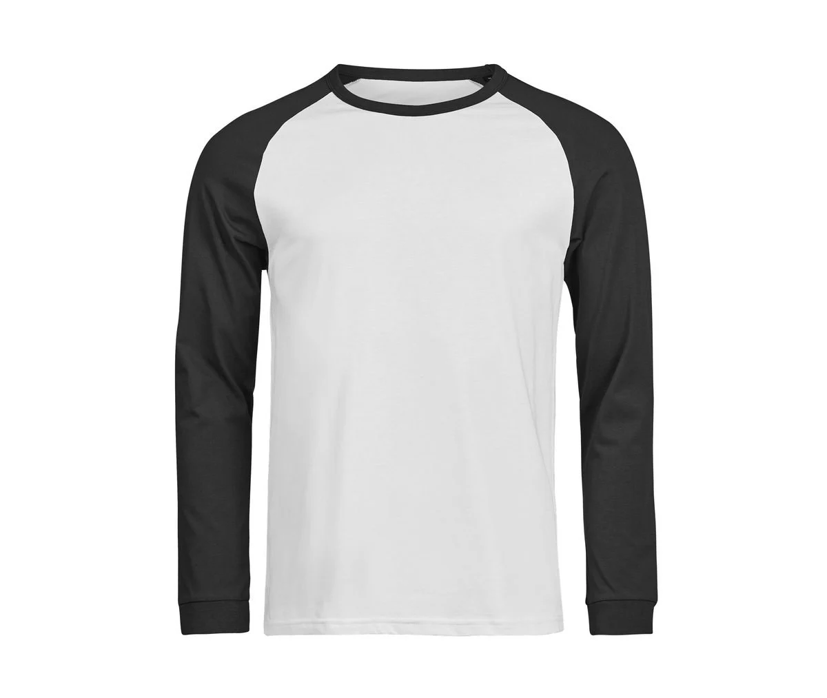 Tee Jays TJ1170 Baseball T-shirt Lange Mouwen – White / Black