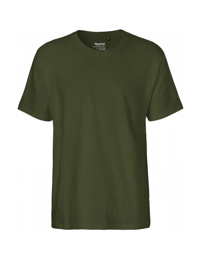 Neutral O61001 Getailleerd T-shirt Heren – Military