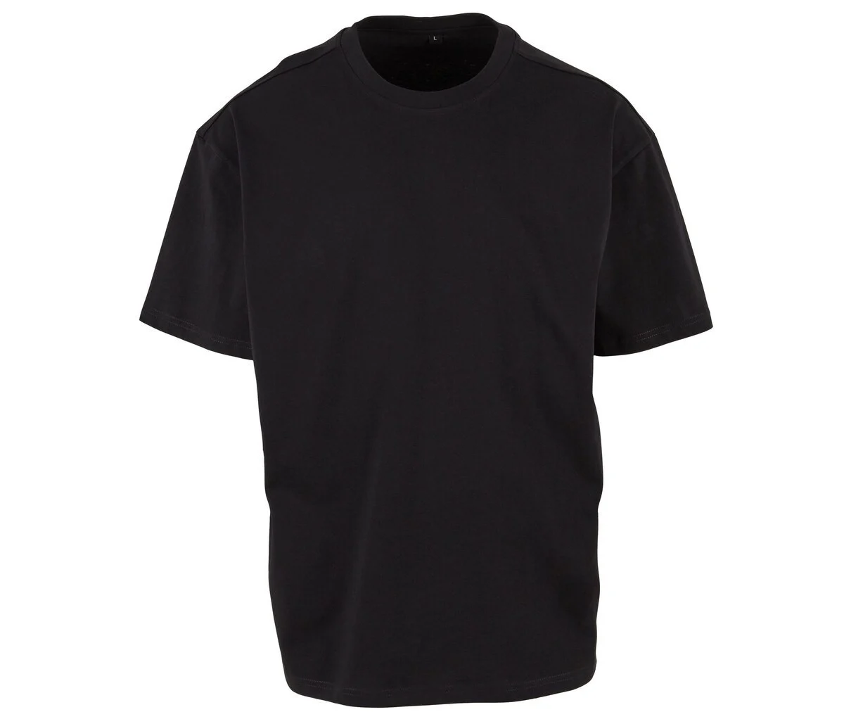 Build Your Brand BY308 Katoenen Loose Tee – Black