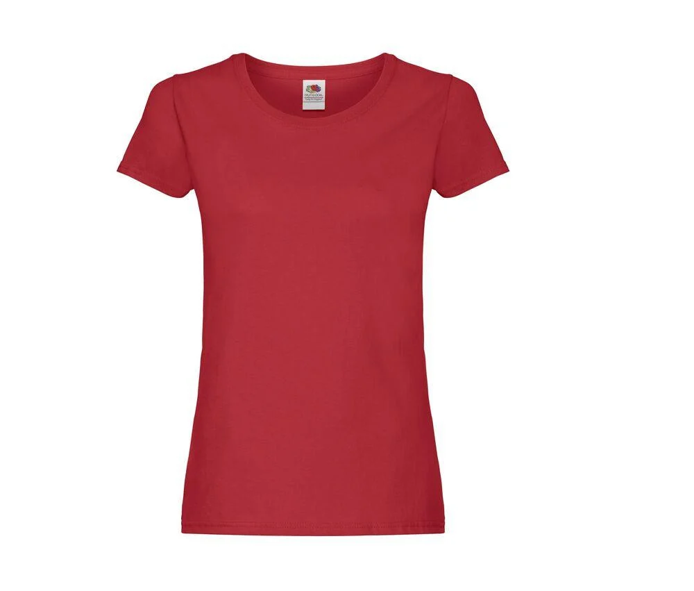 Fruit of the Loom SC1422 T-shirt Dames – Red