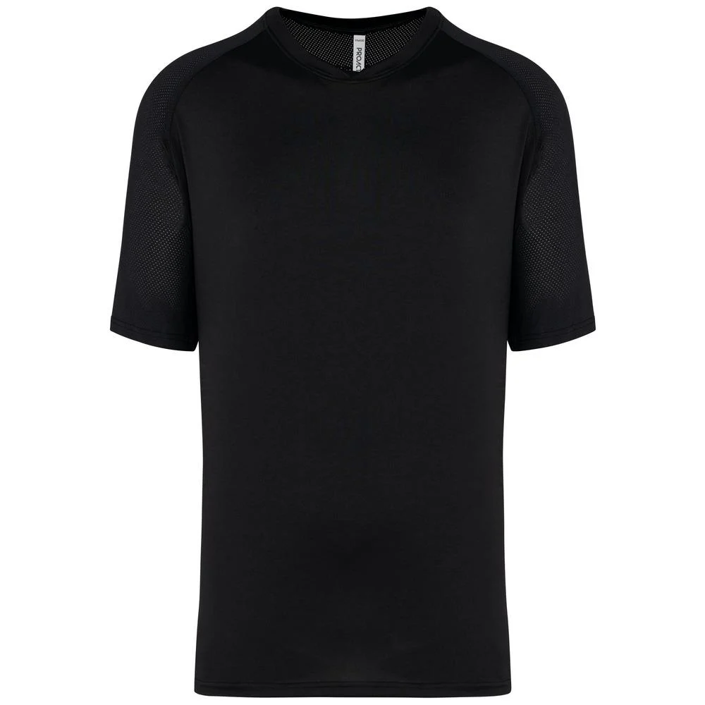 Proact PA4030 Sport Tweekleurig Raglan T-shirt Heren – Zwart