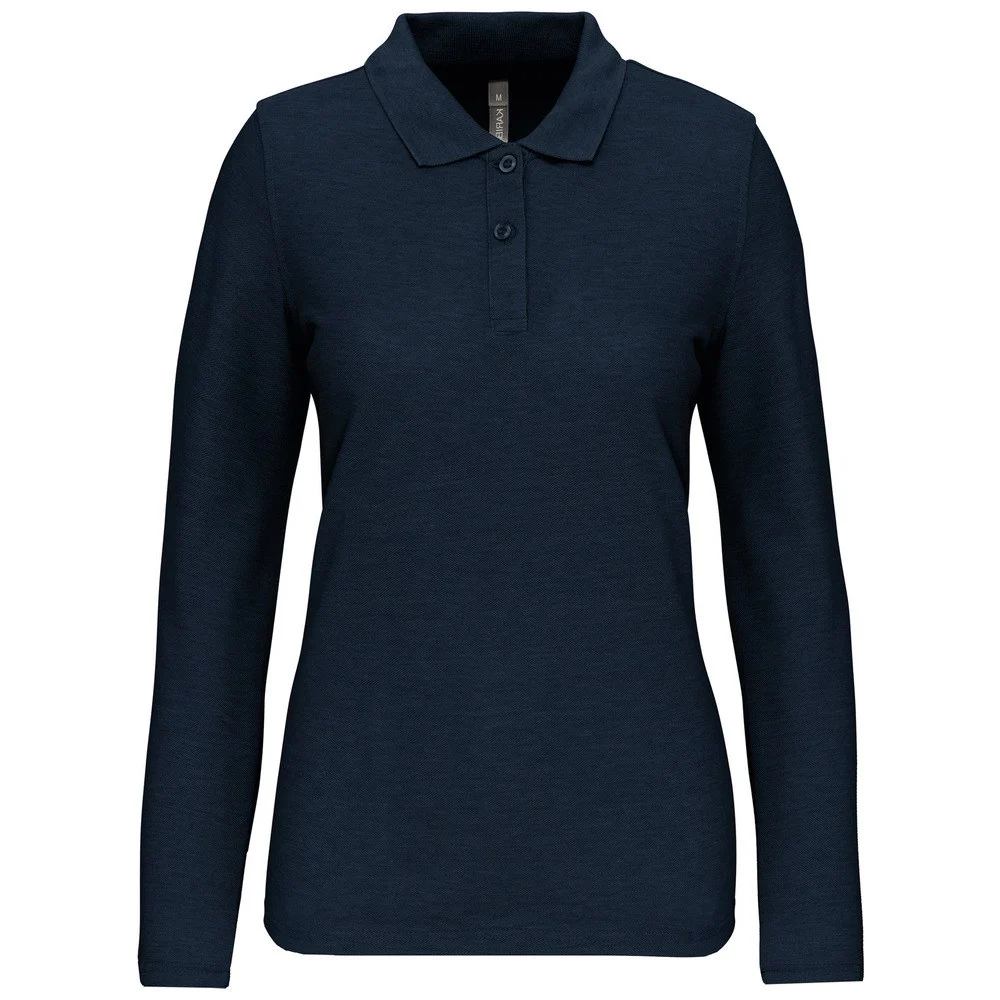 WK. Designed To Work WK277 Polo Lange Mouwen Dames – Marine
