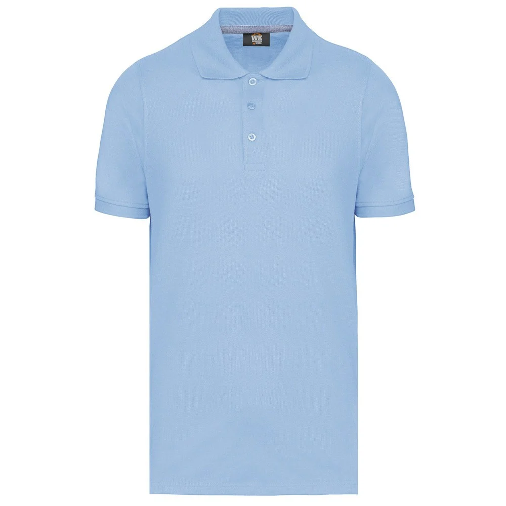 WK. Designed To Work WK274 Polo Heren – Hemelsblauw