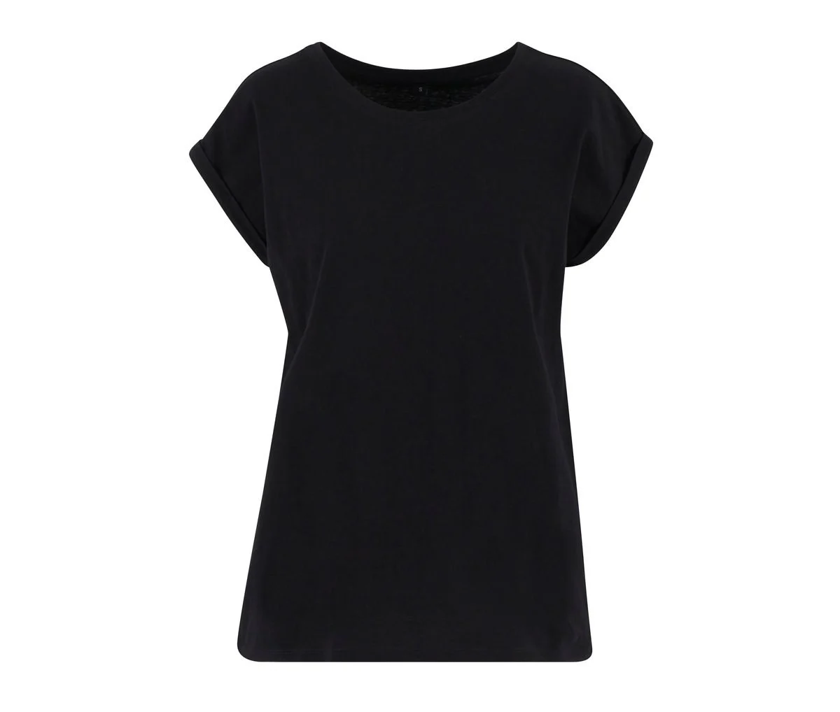New Morning Studios NM007 Extended Shoulder Tee Dames – Black