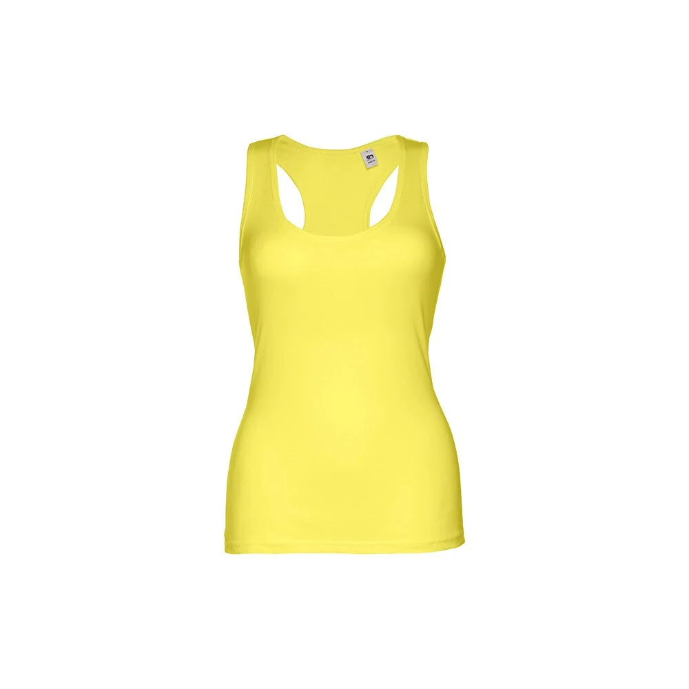 TH Clothes 30120 Tanktop Dames – Limoengeel