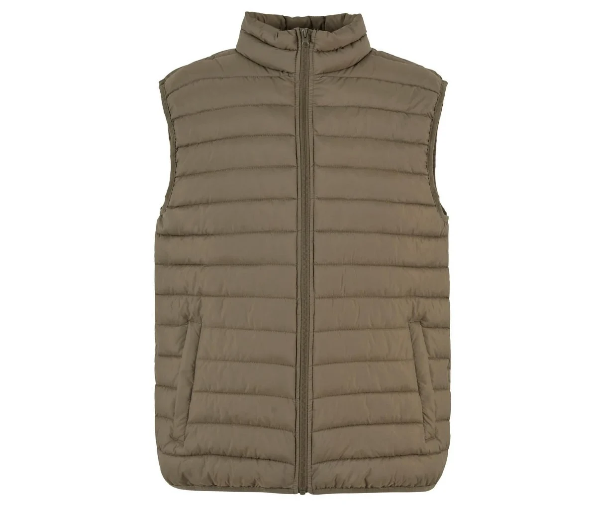 New Morning Studios NM033 Light Puffer Gewatteerde Bodywarmer – Olive