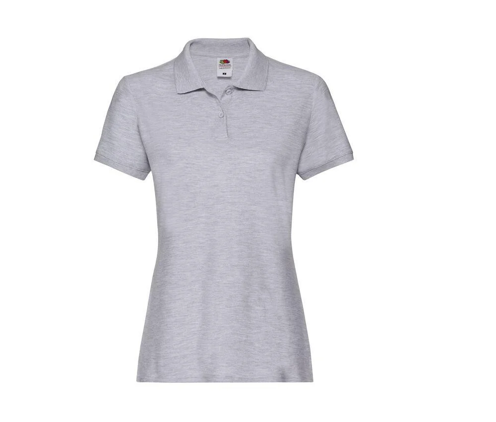 Fruit of the Loom SC386 Premium Polo Dames – Heather Grey