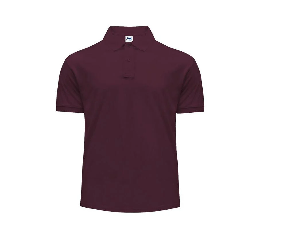 JHK JK210 210 Polo Heren – Burgundy