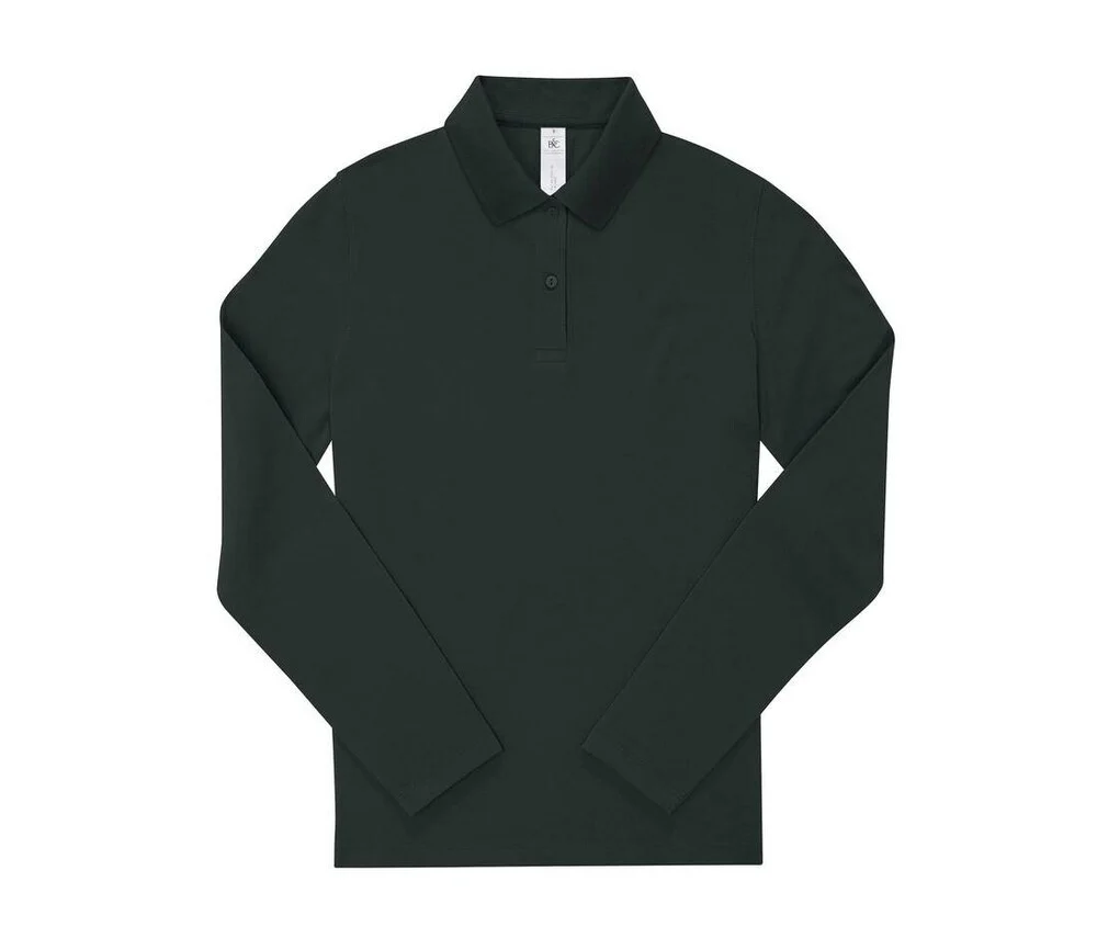 B&C BCW462 Polo Lange Mouwen Dames – Dark Forest