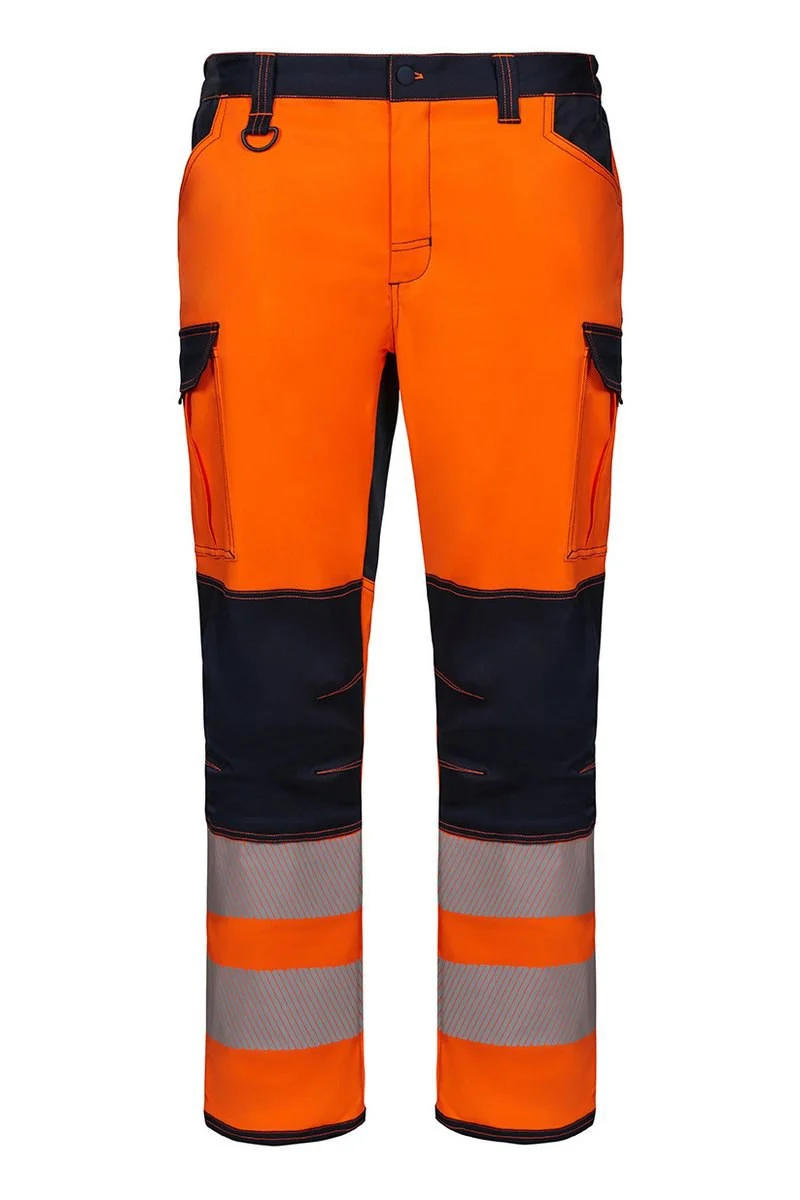 Velilla V30310 Stretch Werkbroek – Navy/Fluo Orange