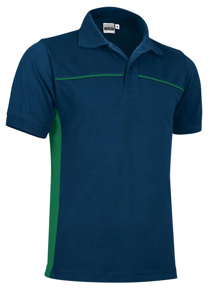 Valento POVATHU Thunder Polo – orion navy blue-kelly green
