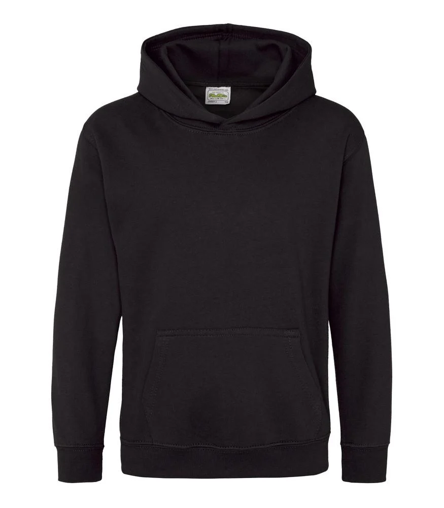 AWDIS Just Hoods JH01J Kinderhoodie – Jet Black