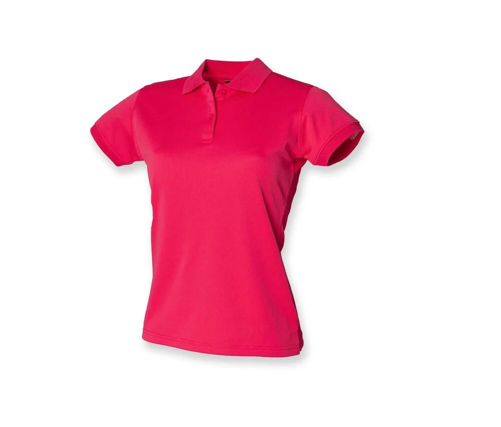 Henbury HY476 Ademende Coolplus® Polo Dames – Bright Pink