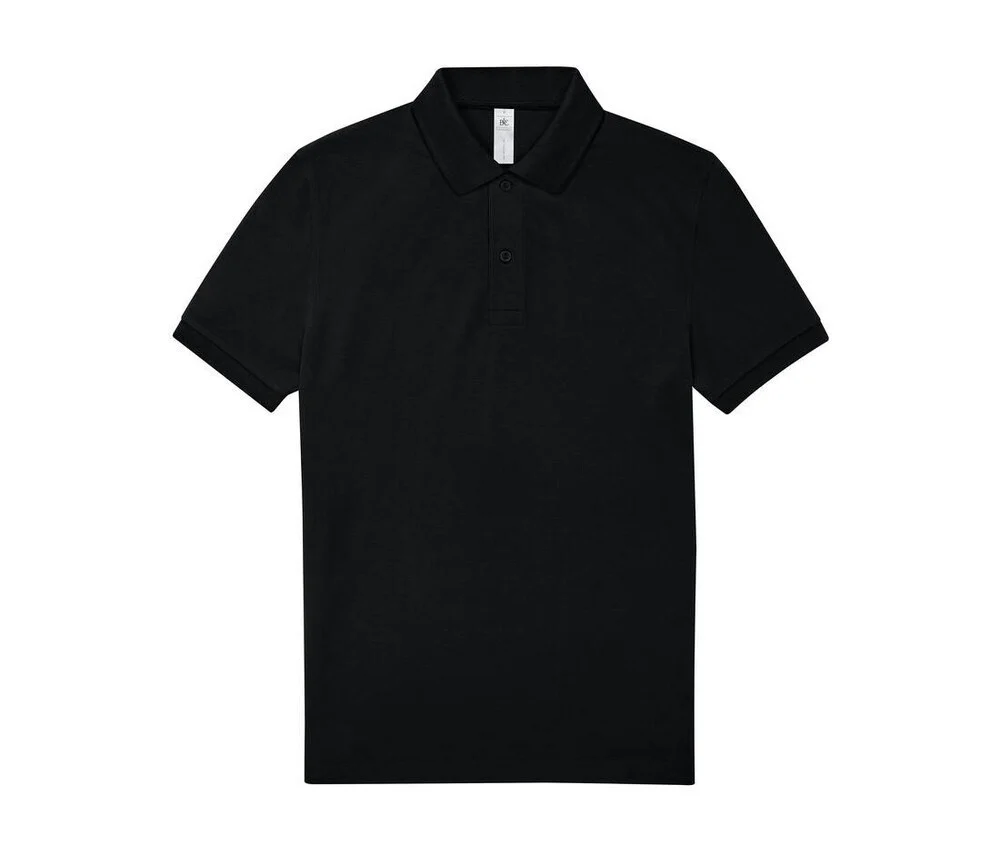 B&C BCU424 Fijne Piqué Polo – Black