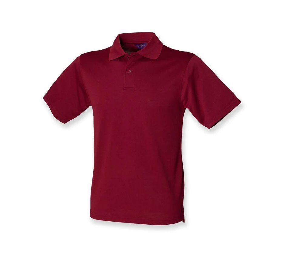Henbury HY475 Coolplus® Polo – Burgundy