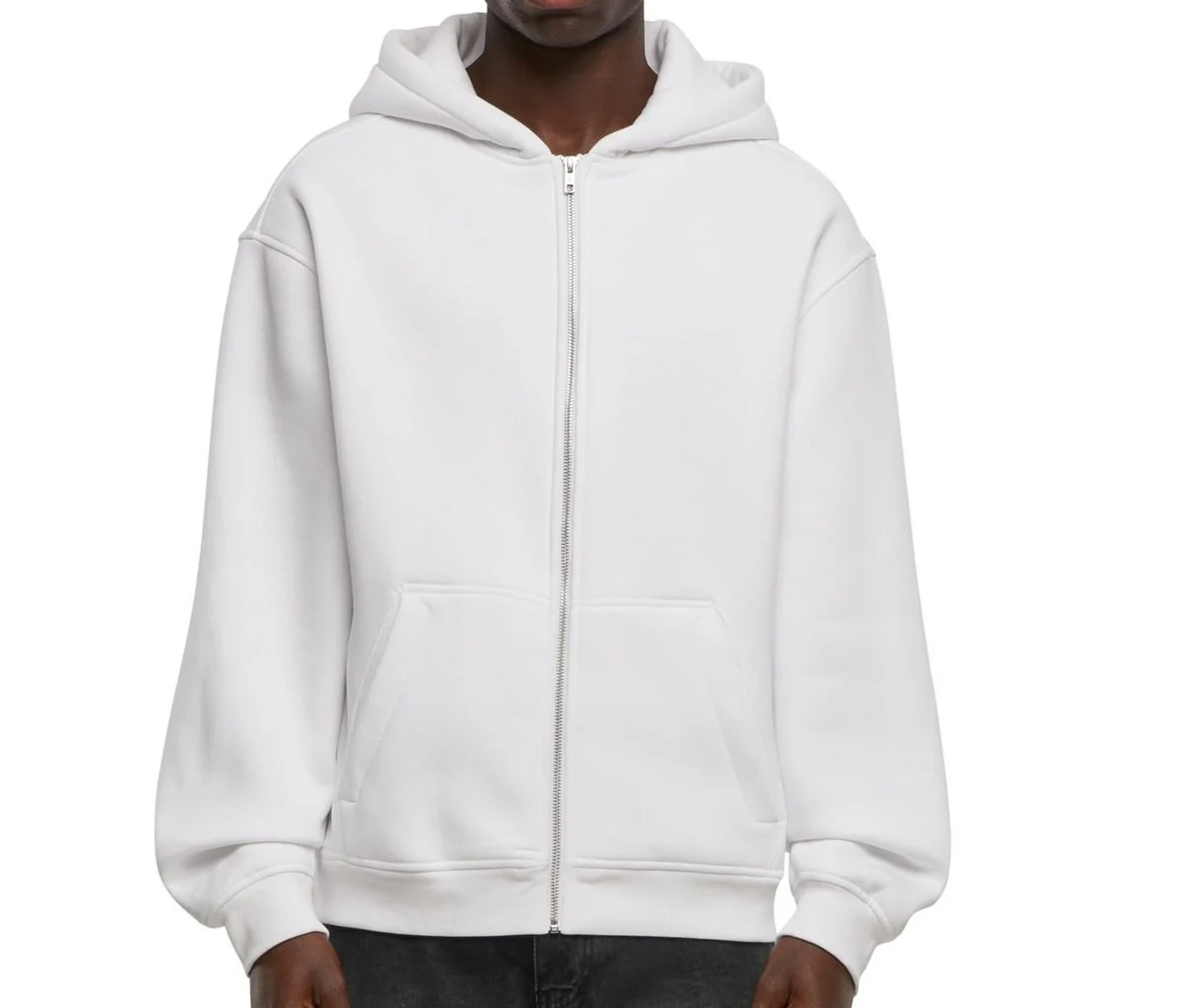 New Morning Studios NM013 Oversized Ritshoodie – White