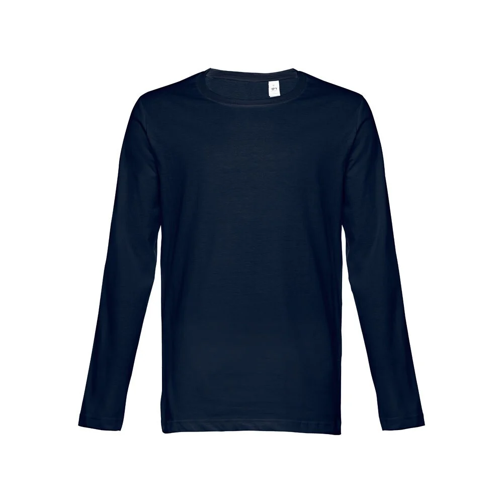 TH Clothes 30124 T-shirt Lange Mouwen Heren – Blauw