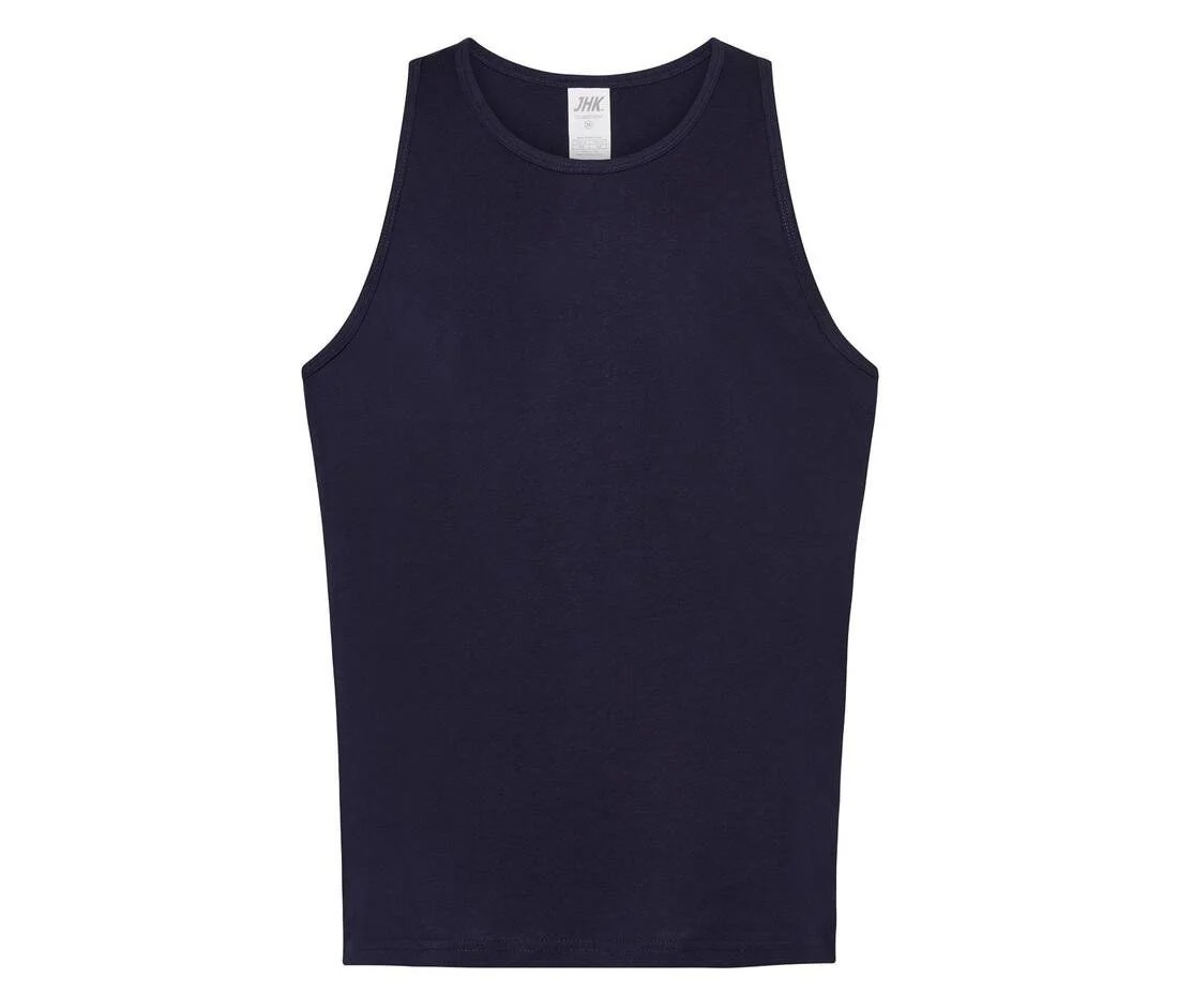 JHK JK405 Mouwloos T-shirt Heren – Navy