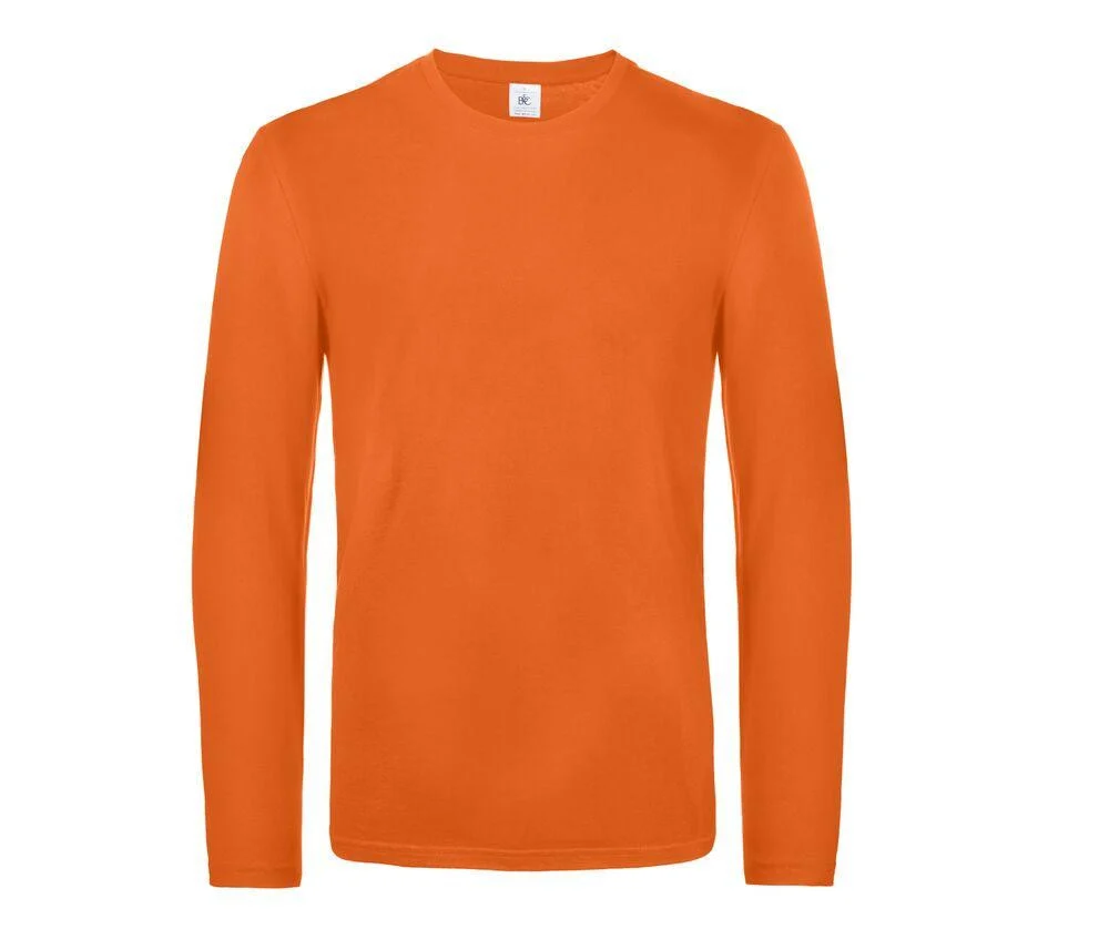 B&C BC07T #E190 T-shirt Lange Mouwen Heren – Urban Orange