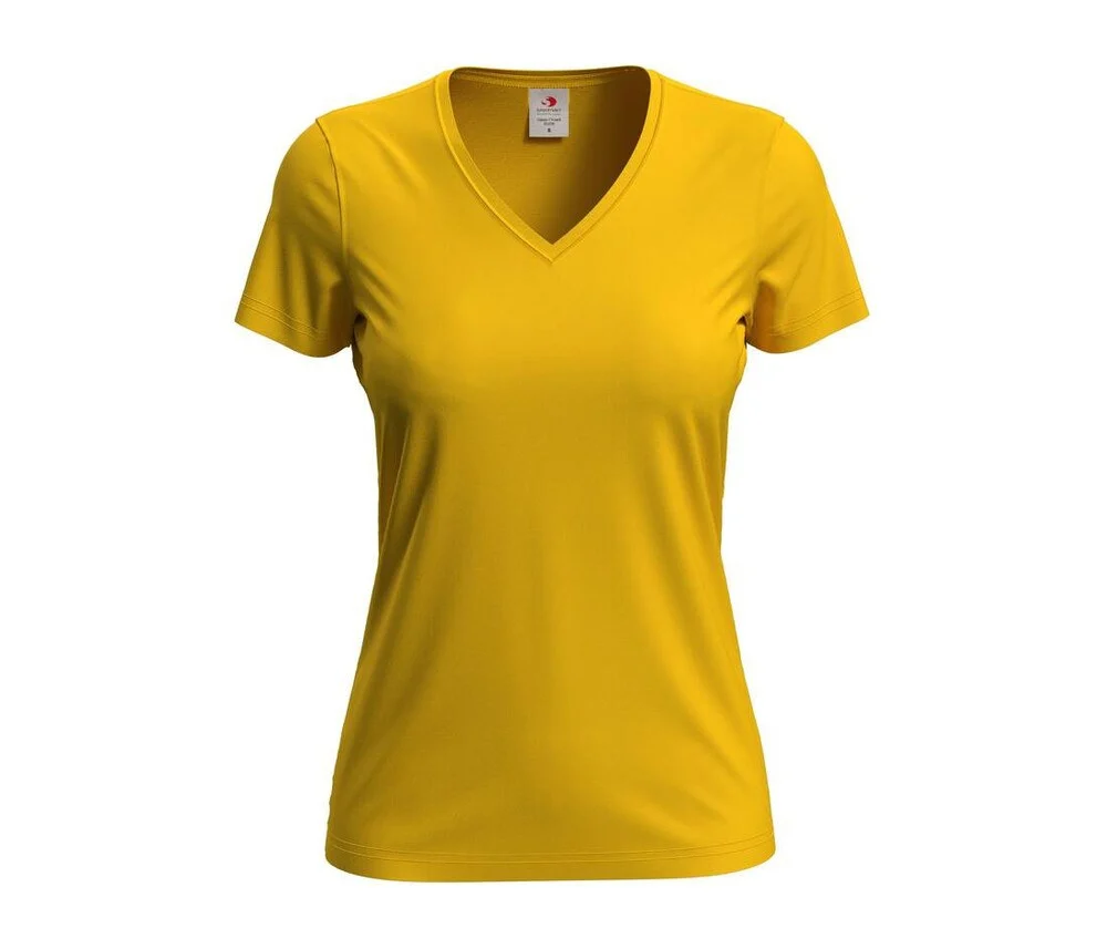 Stedman ST2700 T-shirt V-hals – Zonnebloem
