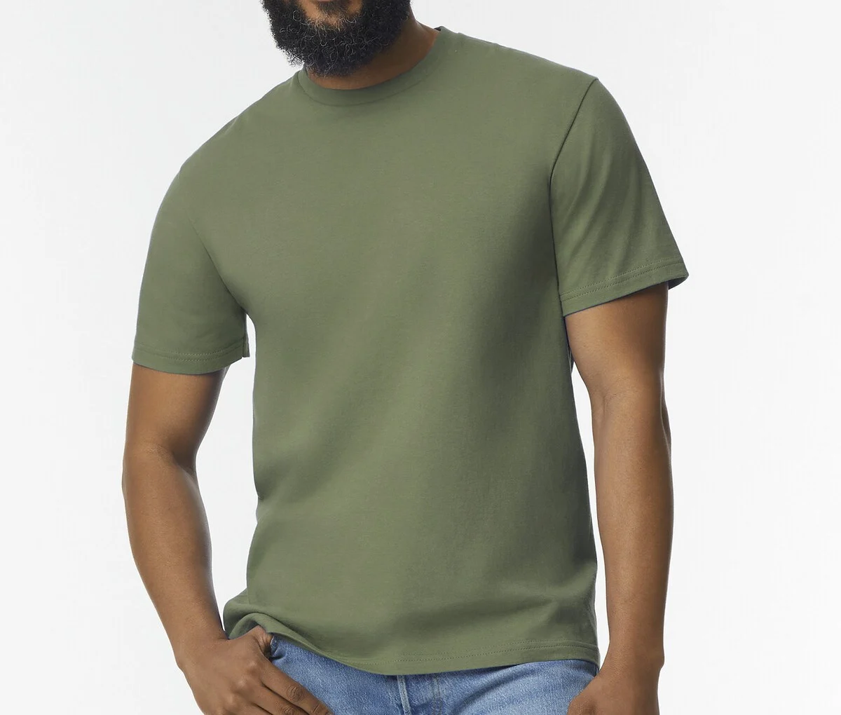 Gildan GN3000 T-shirt Ronde Hals – Military Green