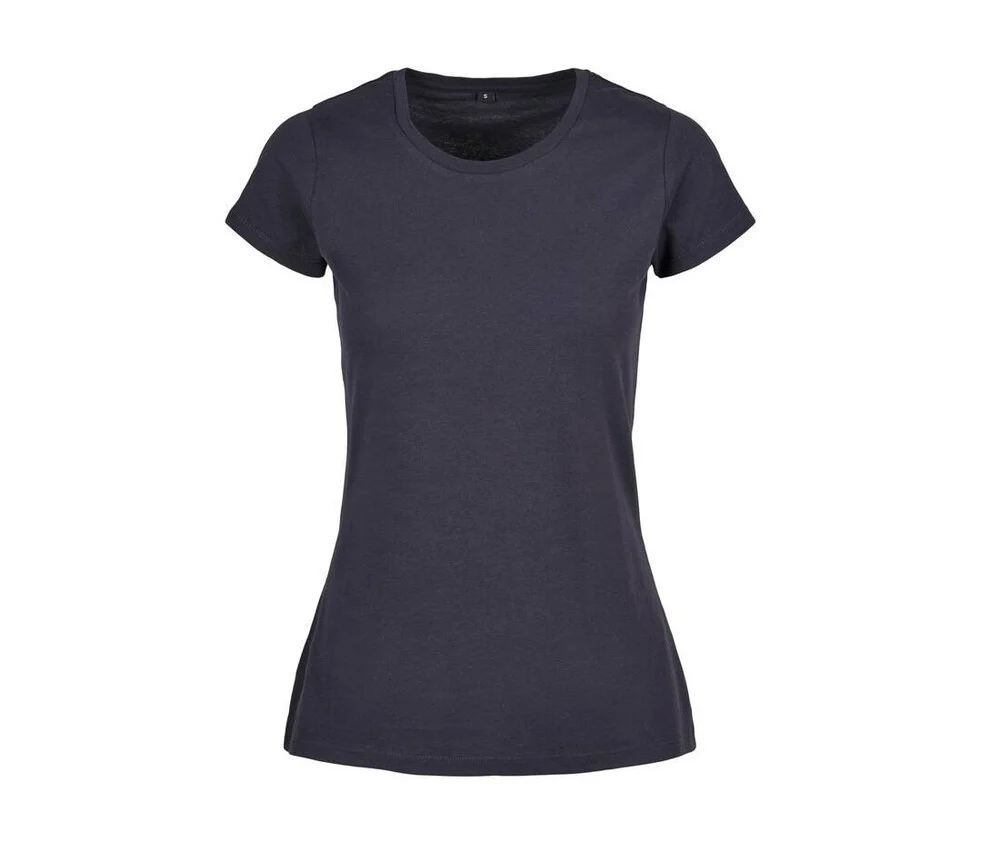 Build Your Brand BYB012 Basic T-shirt Dames – Navy