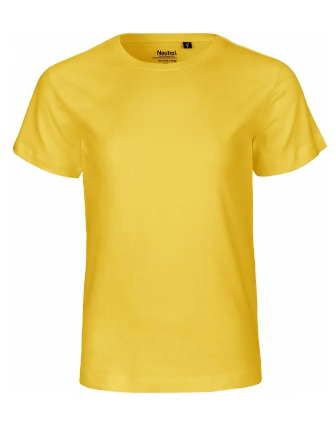 Neutral O30001 Kinder T-shirt – Yellow
