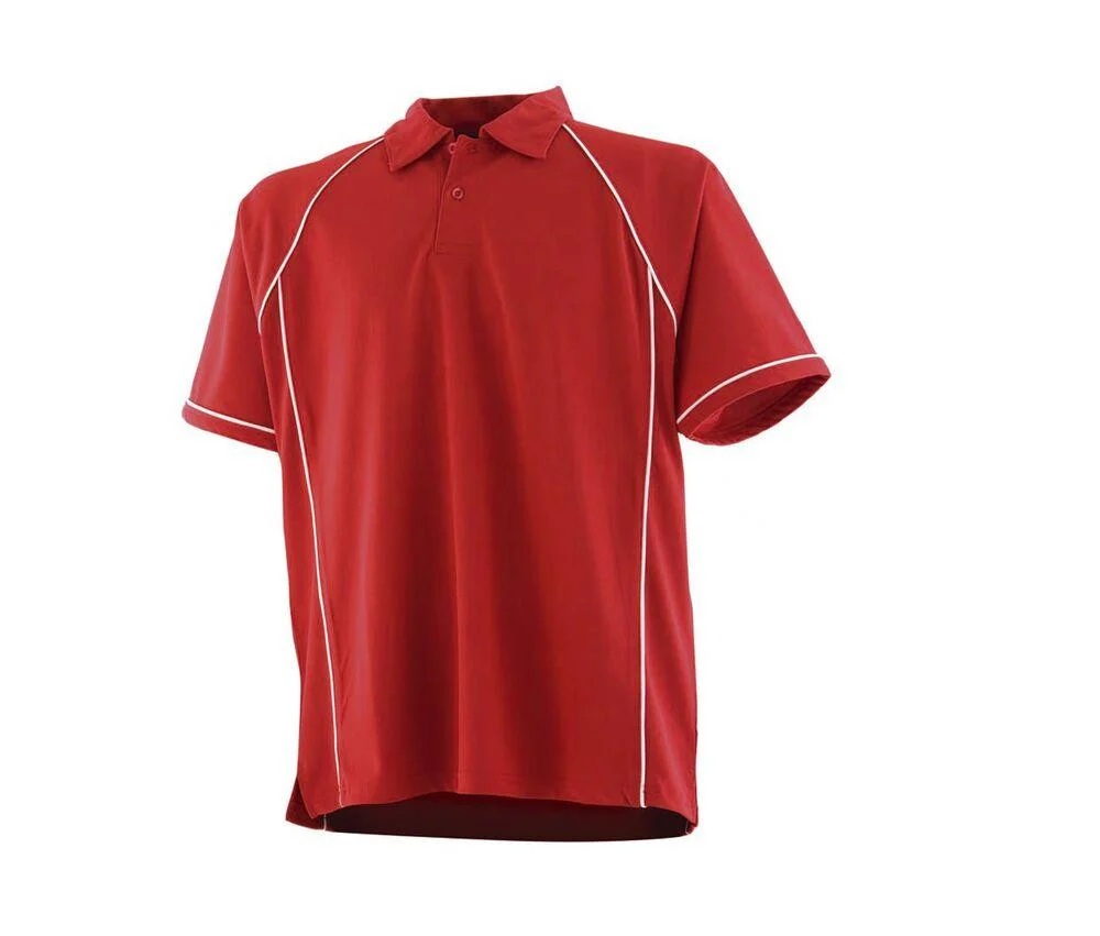 Finden & Hales LV370 Performance Polo – Red
